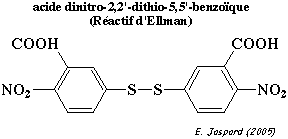 Structure  reactif Ellman biochimej